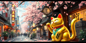 Lucky Neko Kucing Jepang Pembawa Rezeki